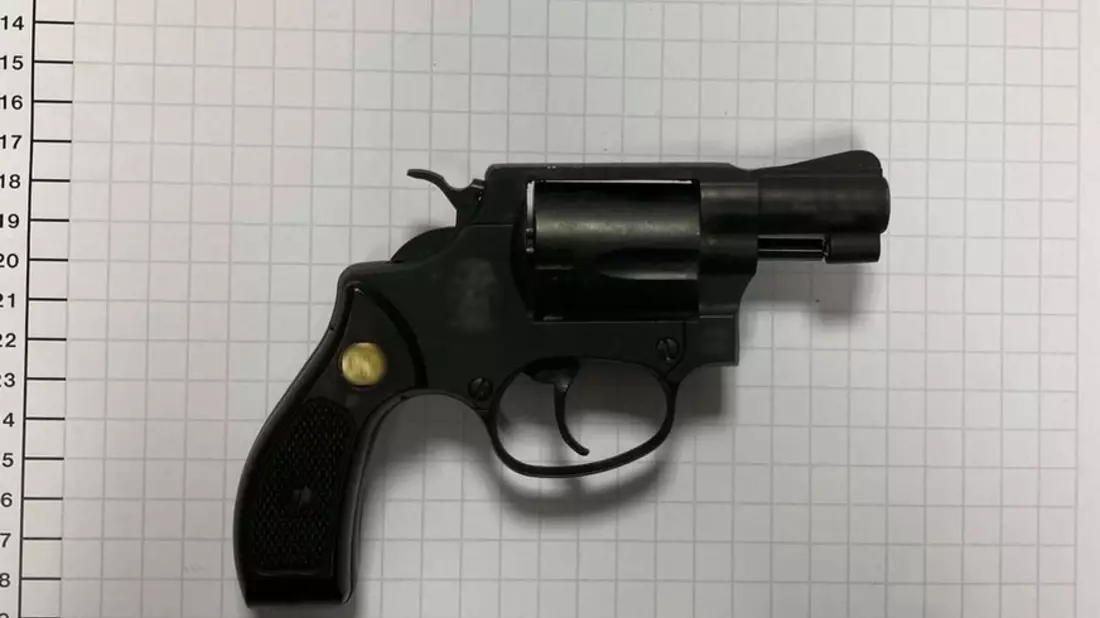 BPOL NRW: Bundespolizei stellt verurteilten Straftäter mit Revolver - Bild: presseportal.de