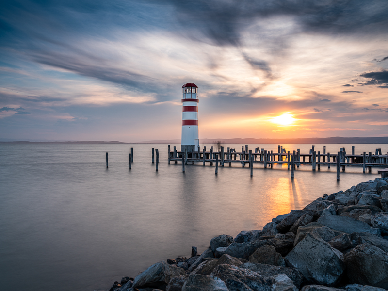 Leuchtturm in Podersdorf am See - Foto: TVB Nordburgenland/Birgit Machtinger über pressetext.de