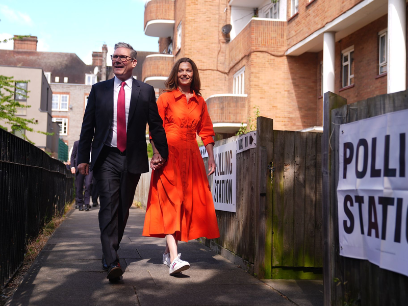 Labour-Chef Starmer dürfte neuer Premierminister werden. - Foto: James Manning/PA Wire/dpa