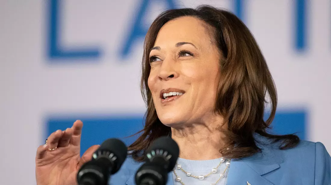 Kamala Harris blieb als US-Vizepräsidentin auffällig blass. (Archivbild) - Bild: Ronda Churchill/AP/dpa
