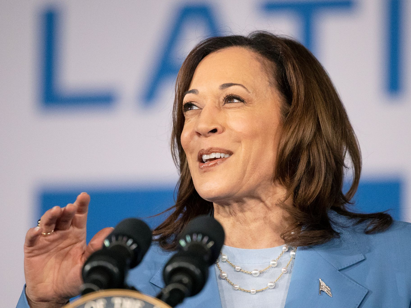 Kamala Harris blieb als US-Vizepräsidentin auffällig blass. (Archivbild) - Foto: Ronda Churchill/AP/dpa