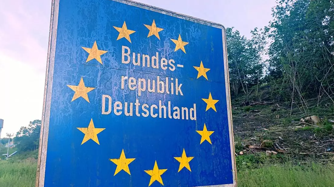 Grenzschild Bundesrepublik Deutschland (Archiv) - Bild: über dts Nachrichtenagentur