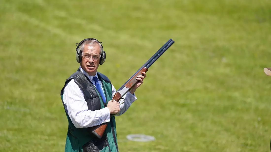 Farage bewarb sich bereits zum achten Mal um einen Sitz im Unterhaus - Bild: Dominic Lipinski/PA Wire/dpa