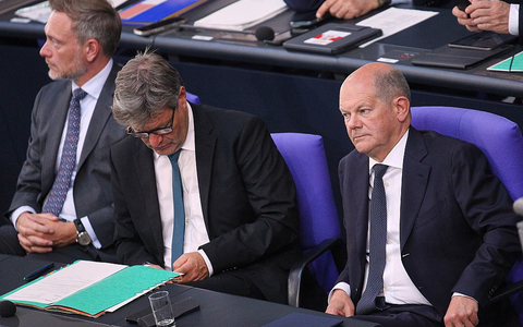 Lindner, Habeck, Scholz (Archiv) - Foto: über dts Nachrichtenagentur