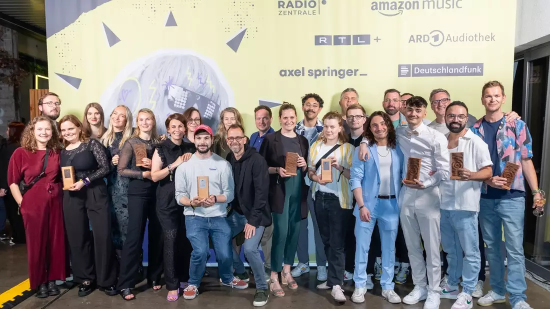 Die Gewinner:innen des Deutschen Podcast Preises 2024 - Bild: presseportal.de