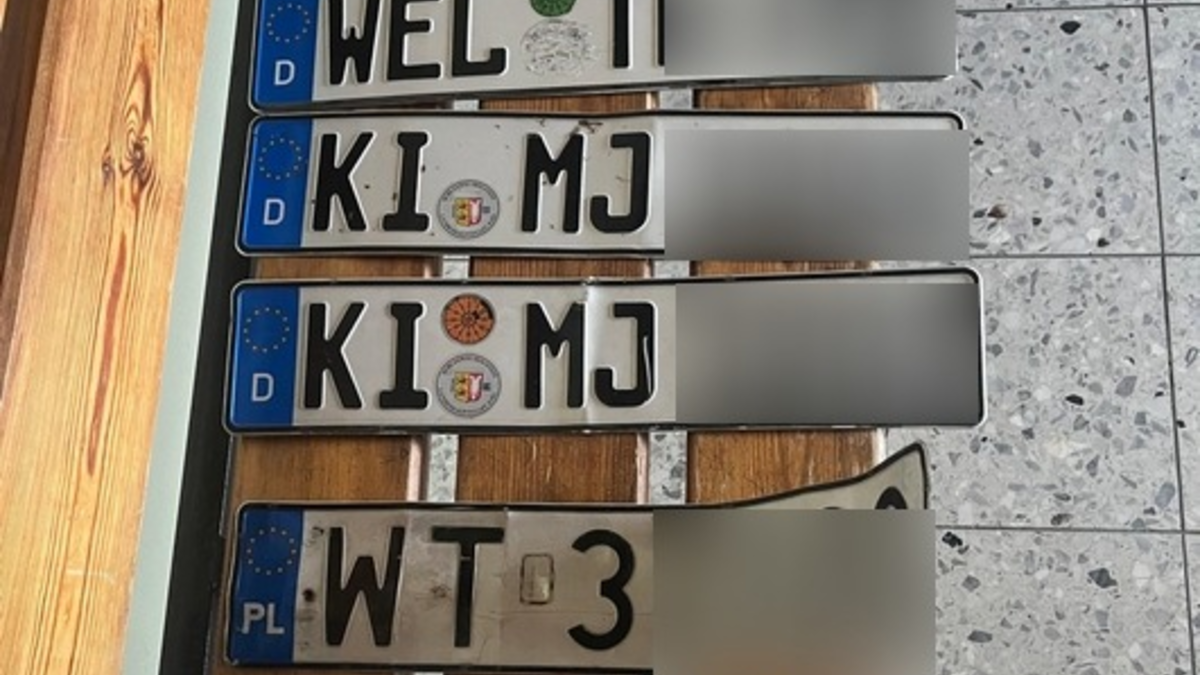 BPOL-FL: Harrislee - Fahrer ohne Führerschein und gestohlenen Autokennzeichen kontrolliert - Foto: presseportal.de