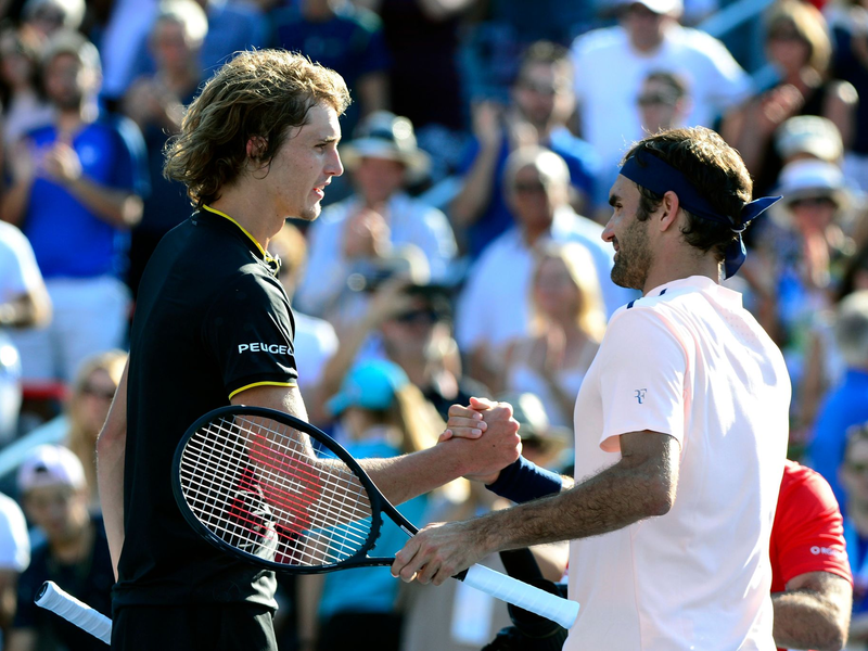 Der frühere Tennis-Star Roger Federer traut Olympiasieger Alexander Zverev einen Wimbledon-Coup zu. - Foto: picture alliance / Paul Chiasson/The Canadian Press via AP/dpa