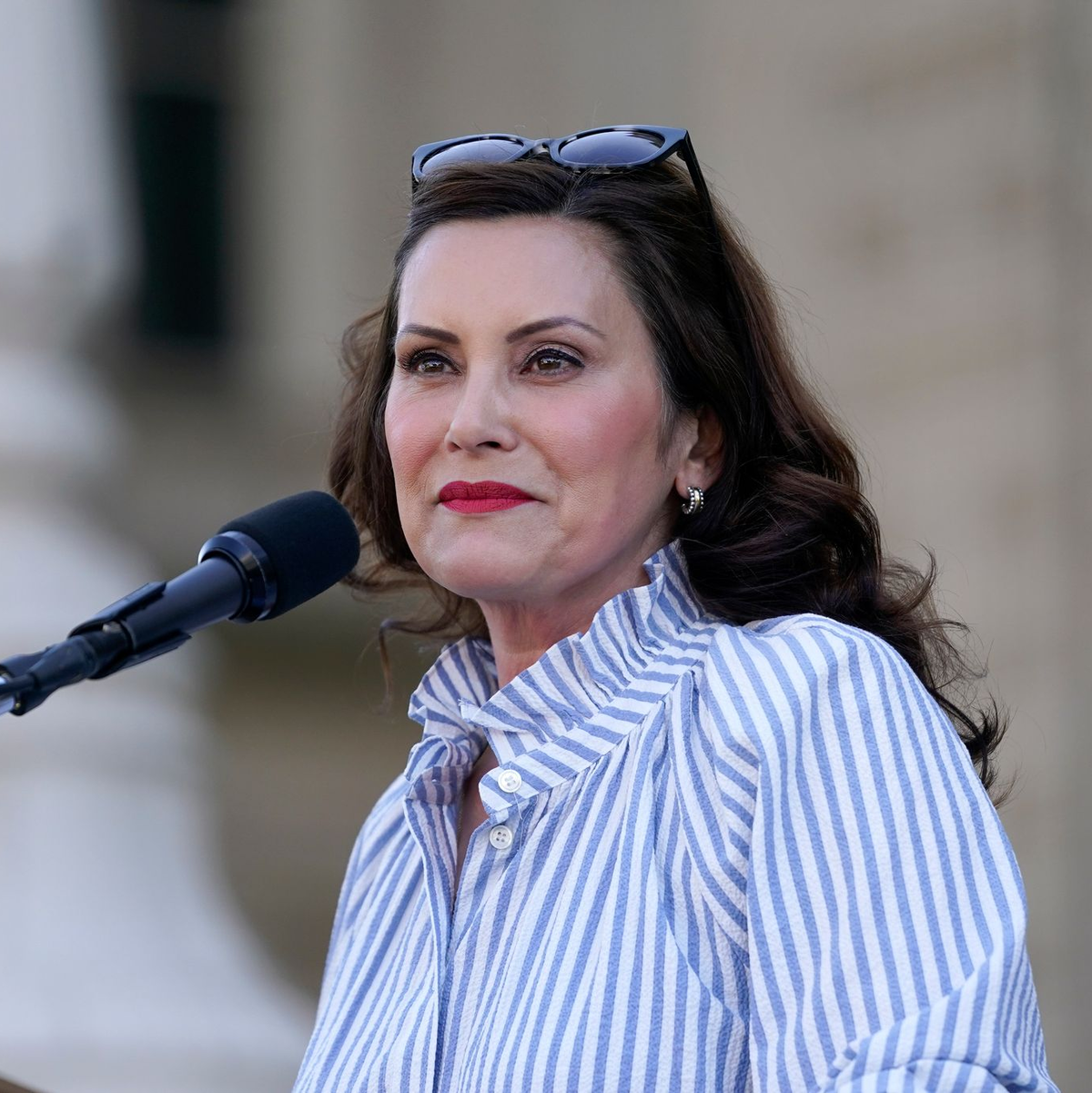 Der Name Gretchen Whitmer fällt bei der Suche nach einer Alternative zu Biden immer wieder. (Archivbild) - Foto: Paul Sancya/AP/dpa