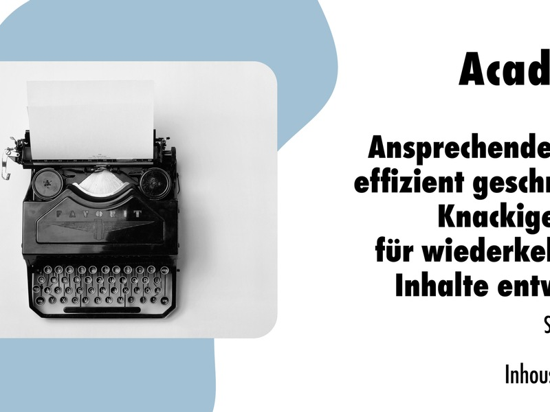 Ansprechende Texte, effizient geschrieben: Knackige Ideen für wiederkehrende Inhalte entwickeln / Eine Inhouse-Schulung der news aktuell Academy - Foto: presseportal.de