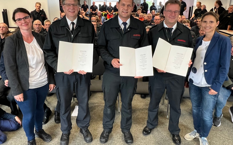 FW-HAAN: Neue Leitung der Feuerwehr Haan ernannt - Foto: presseportal.de