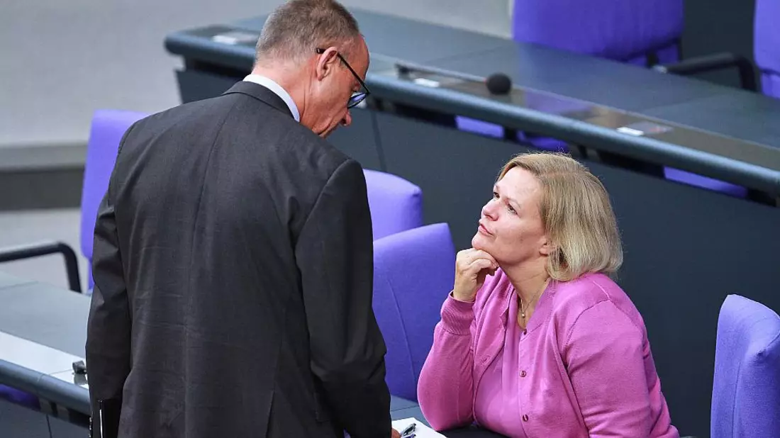Friedrich Merz und Nancy Faeser am 03.07.2024 - Bild: über dts Nachrichtenagentur