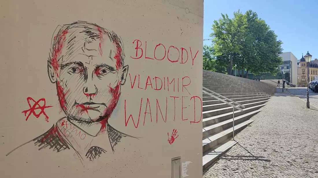 Anti-Putin-Graffiti (Archiv) - Bild: über dts Nachrichtenagentur