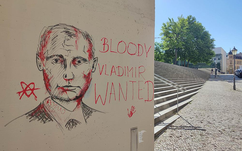 Anti-Putin-Graffiti (Archiv) - Foto: über dts Nachrichtenagentur