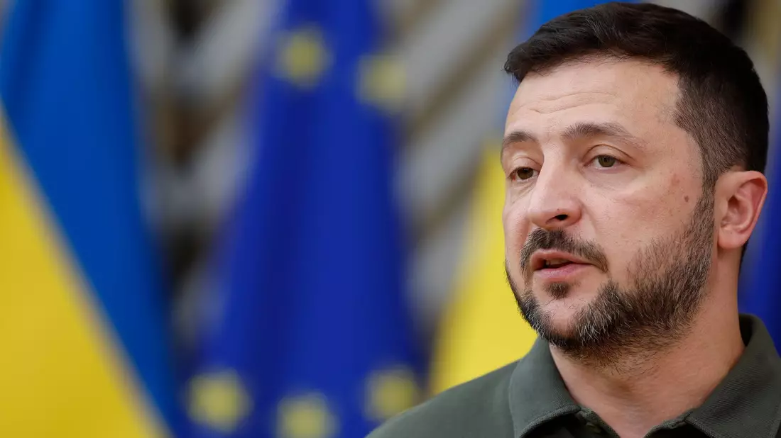 Der ukrainische Präsident Wolodymyr Selenskyj will Russland die Herrschaft über den westlichen Schwarzmeerraum entreißen (Archivbild) - Bild: Geert Vanden Wijngaert/AP/dpa