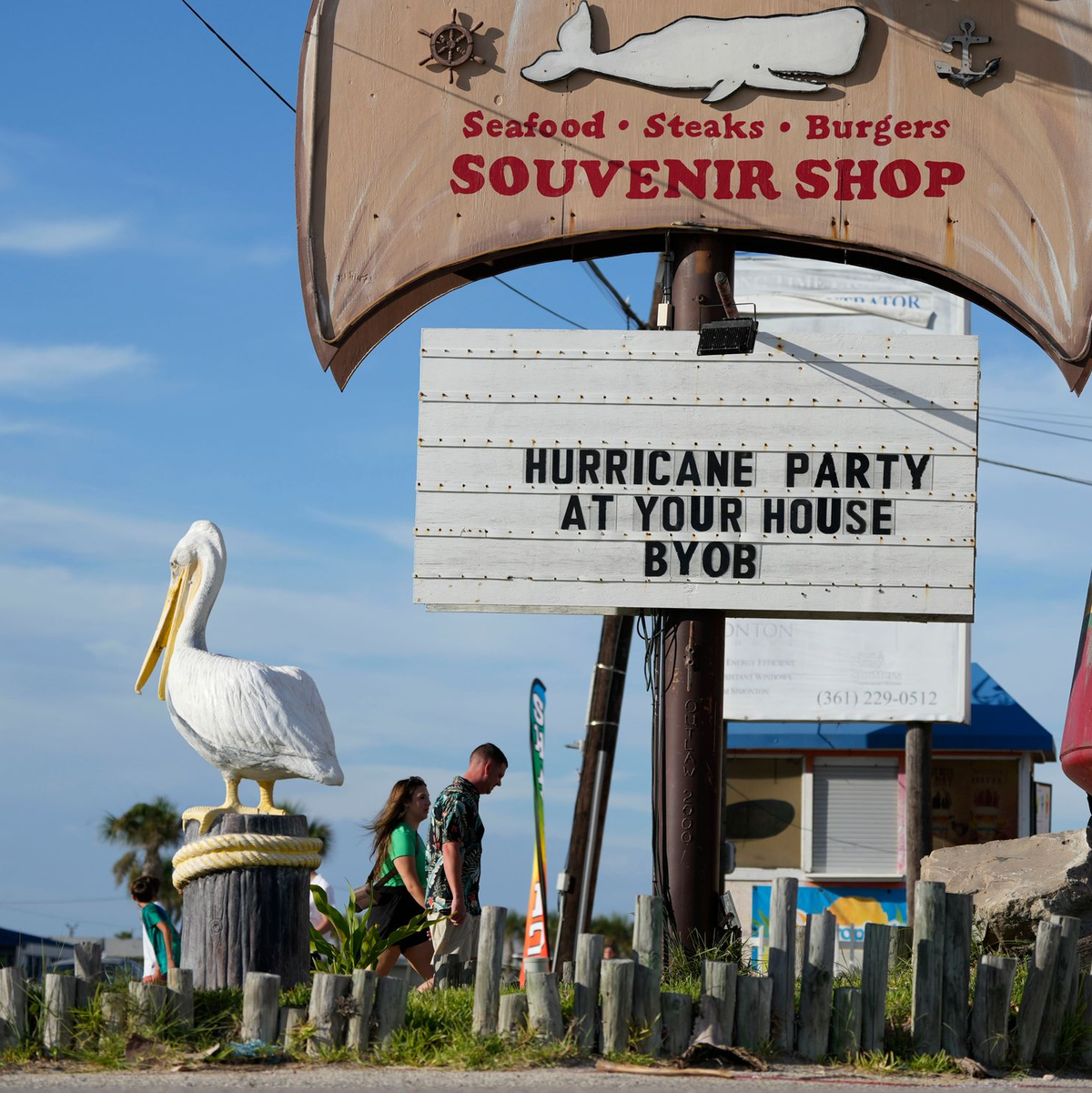 Viele Restaurants sind in Texas wegen «Beryl» geschlossen.  - Foto: Eric Gay/AP