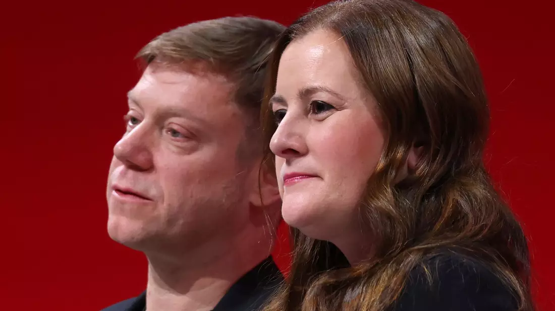 Nach dem Wahldebakel bei der Europawahl geben sich die Linken-Chefs Martin Schirdewan und Janine Wissler selbstkritisch (Archivbild) - Bild: Karl-Josef Hildenbrand/dpa
