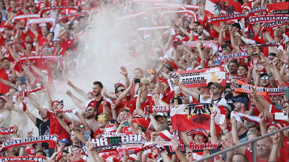 Österreichische Fans bei der Fußball-EM 2024 - Bild: über dts Nachrichtenagentur
