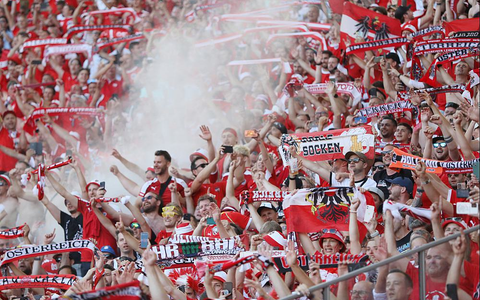 Österreichische Fans bei der Fußball-EM 2024 - Foto: über dts Nachrichtenagentur
