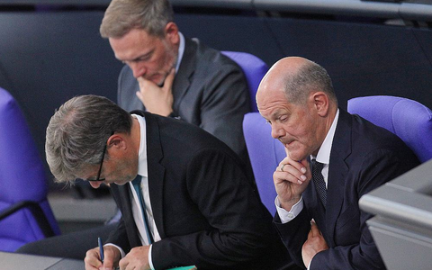 Lindner, Habeck, Scholz (Archiv) - Foto: über dts Nachrichtenagentur