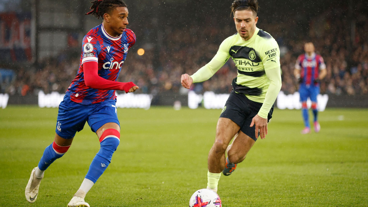 Konkurrenz für Sané & Co.: Michael Olise (l) kommt nach München. - Foto: David Cliff/AP/dpa