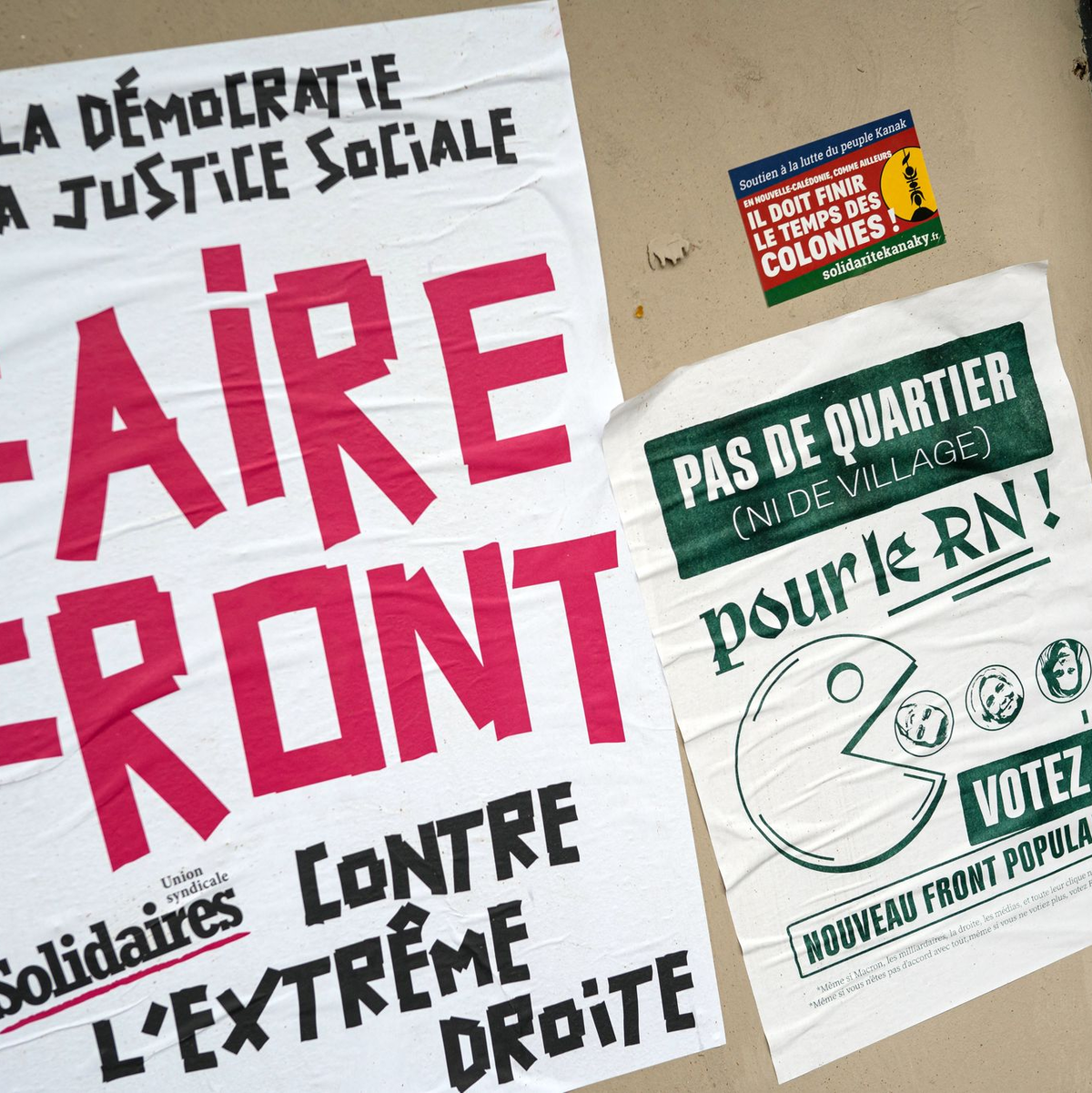 Vielerorts in Frankreich wurde zur Wahl gegen die extreme Rechte mobilisiert. (Archivbild) - Foto: Hannes P. Albert/dpa