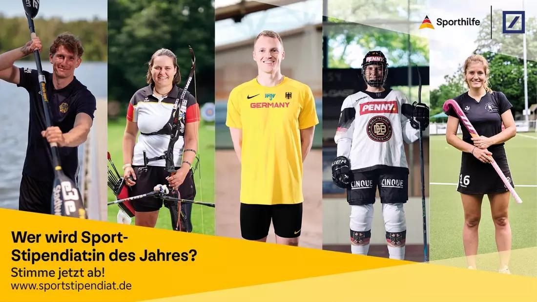 Spitzenleistungen in Sport und Studium: Auftakt der Online-Wahl Sport-Stipendiat:in des Jahres 2024 - Bild: presseportal.de