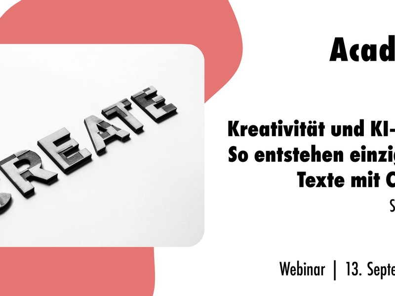 Kreativität und KI-Power: So entstehen einzigartige Texte mit ChatGPT / Ein Online-Seminar der news aktuell Academy - Foto: presseportal.de