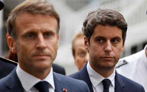 Attal soll Macron erstmal weiter unterstützen (Archivbild). - Foto: Ludovic Marin/AP/dpa