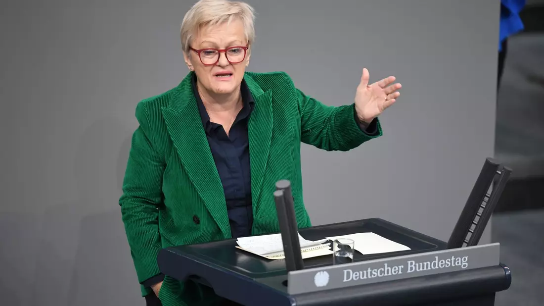 Renate Künast ist seit 2002 Mitglied des Bundestags. (Archivbild) - Bild: Marco Rauch/dpa