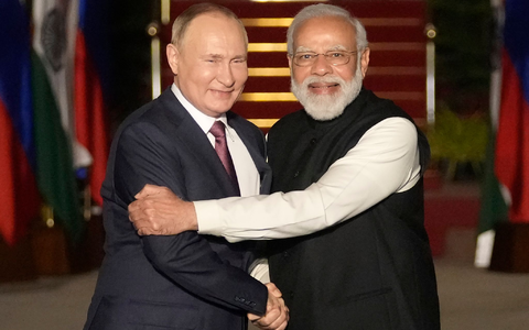 Putin reist zu einem Besuch nach Indien. (Archivbild) - Foto: Manish Swarup/AP/dpa