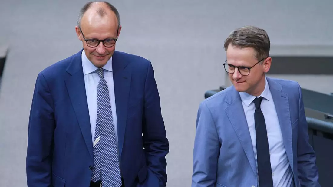 Friedrich Merz und Carsten Linnemann (Archiv) - Bild: über dts Nachrichtenagentur