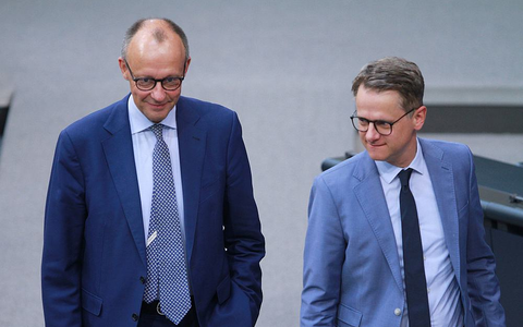 Friedrich Merz und Carsten Linnemann am 04.07.2024 - Foto: über dts Nachrichtenagentur