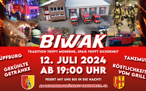 FW-KLE: Der Löschzug Rindern lädt zum Biwak ein - Foto: presseportal.de