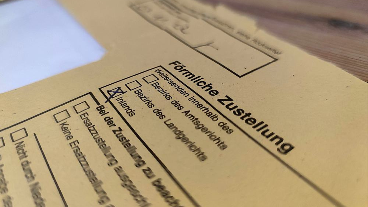 Förmliche Zustellung (Archiv) - Foto: über dts Nachrichtenagentur