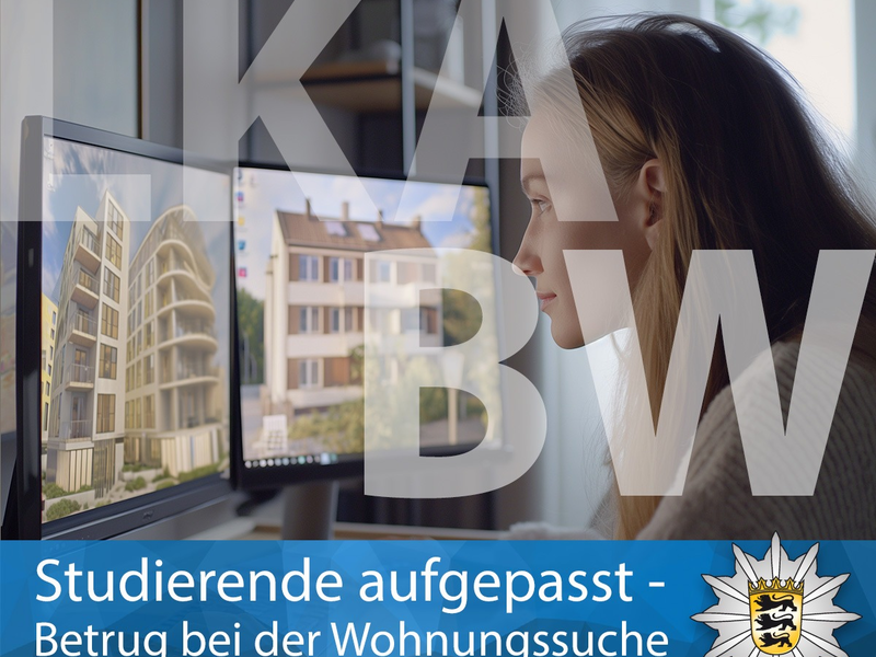 LKA-BW: Betrug bei der Wohnungssuche: Das Landeskriminalamt Baden-Württemberg gibt Tipps für Studierende - Foto: presseportal.de