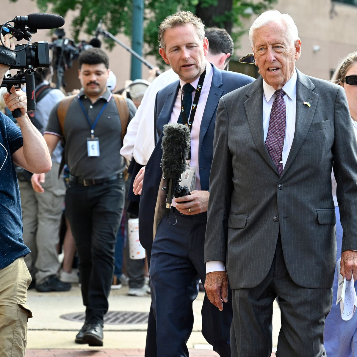 In der Parteizentrale der Demokraten herrscht große Unruhe.  - Foto: John McDonnell/AP/dpa