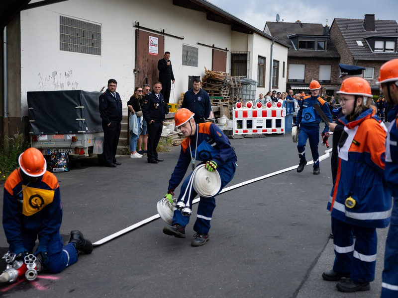 FW Wachtberg: Gemeindefeuerwehrtag 2024 zu Ehren von 50 Jahre Jugendfeuerwehr in Villip - Foto: presseportal.de