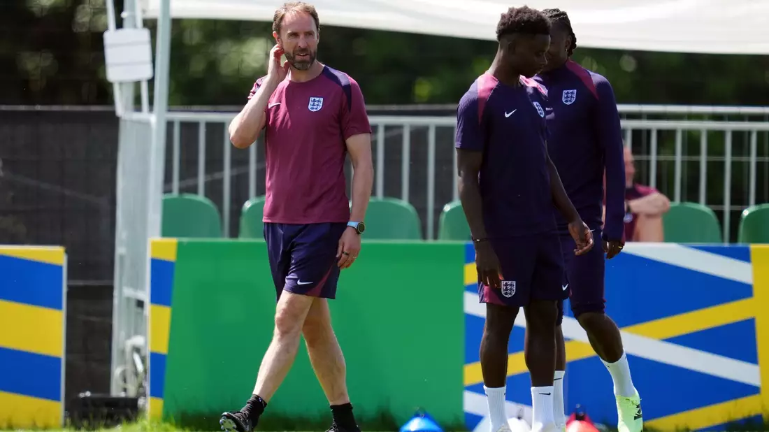 Englands Trainer Gareth Southgate will mit seiner Mannschaft ins EM-Finale einziehen. - Bild: Adam Davy/PA Wire/dpa