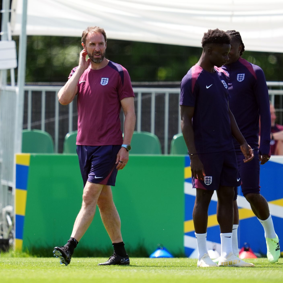 Englands Trainer Gareth Southgate will mit seiner Mannschaft ins EM-Finale einziehen. - Foto: Adam Davy/PA Wire/dpa