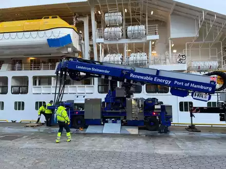 45 Landstromnutzungen allein im Juni 2024 / AIDA Cruises verzeichnet höchsten Monatswert bei Landstromnutzung - Foto: presseportal.de