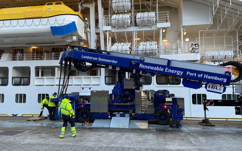 45 Landstromnutzungen allein im Juni 2024 / AIDA Cruises verzeichnet höchsten Monatswert bei Landstromnutzung - Foto: presseportal.de