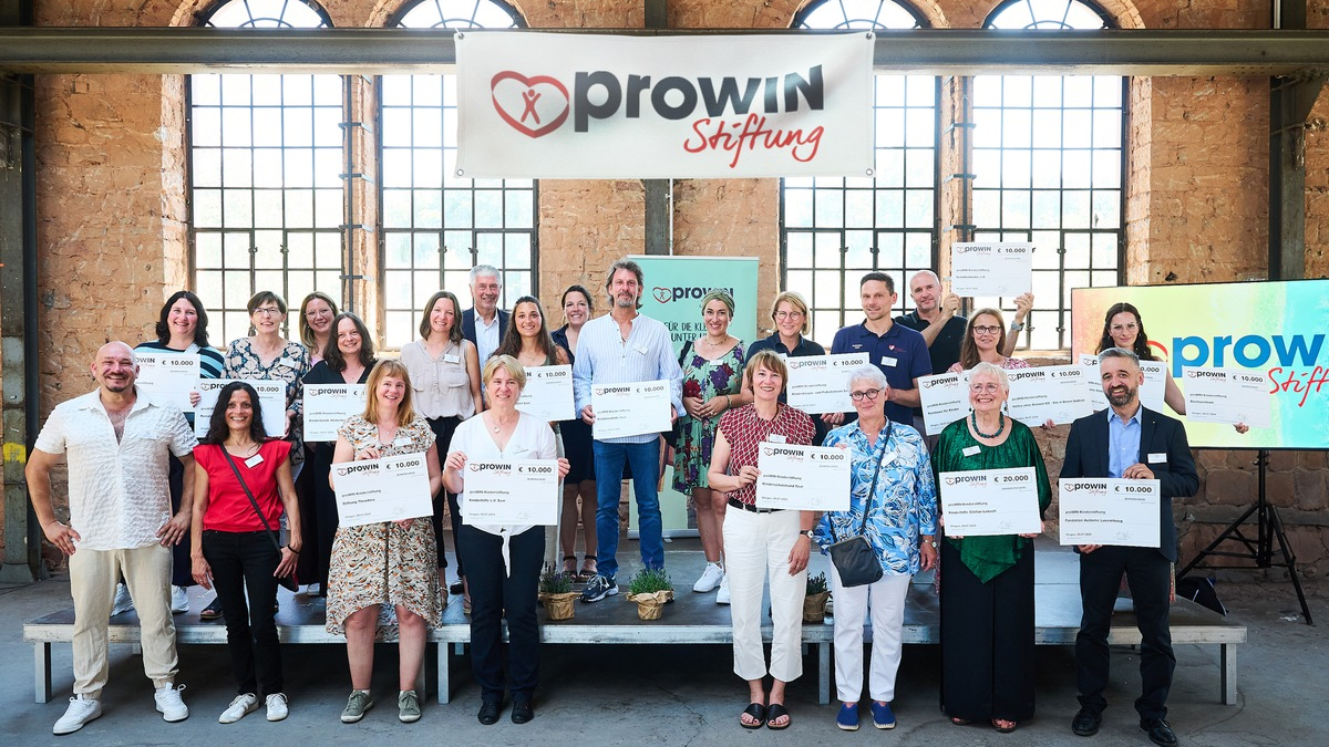 proWIN Stiftung spendet 190.000 Euro für Kinderhilfsprojekte - Foto: presseportal.de