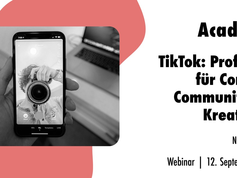 TikTok: Profi-Tipps für Content, Community & Kreativität / Ein Online-Seminar der news aktuell Academy - Foto: presseportal.de