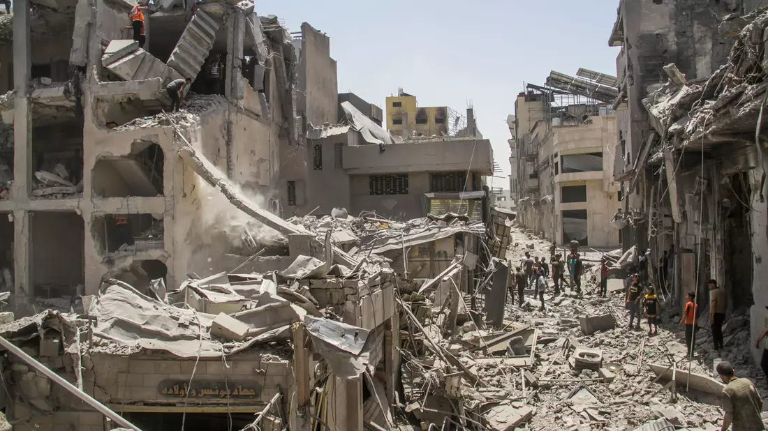 Die israelische Armee hatte heute alle Anwohner der Stadt Gaza zur Flucht aufgerufen. (Archivbild) - Bild: Mahmoud Zaki/XinHua/dpa