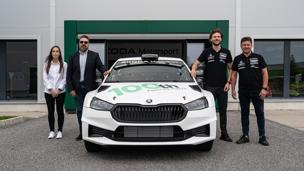 Škoda Motorsport liefert hundertstes Exemplar des international erfolgreichen Fabia RS Rally2 aus - Foto: presseportal.de