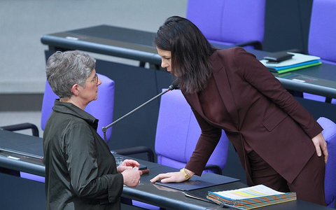 Britta Haßelmann und Annalena Baerbock (Archiv) - Foto: über dts Nachrichtenagentur