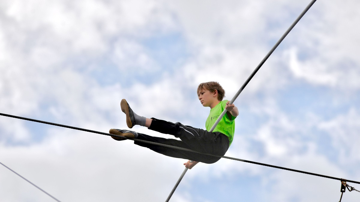 „Schau in meine Welt!“: Dreharbeiten für MDR-Episode „Lenny auf dem Hochseil“ (AT) in vollem Gange - Foto: presseportal.de