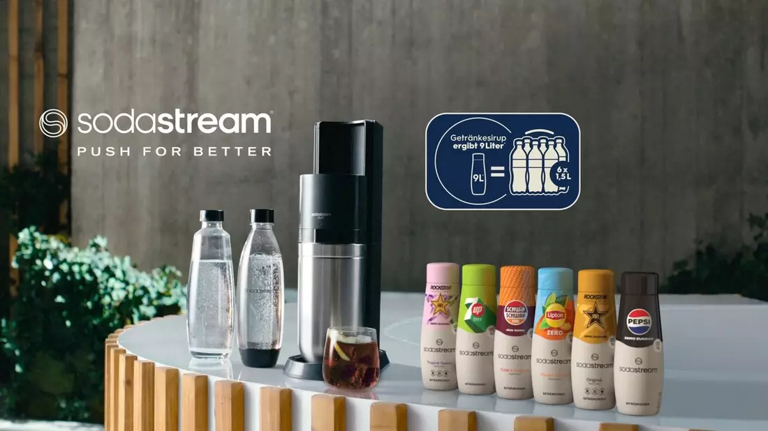 SodaStream Deutschland startet zum Sommer durch: Starkes Wachstum, hoher Werbedruck, neue Sirup-Strategie und / konsequente Stärkung der Handelspartner - Bild: presseportal.de