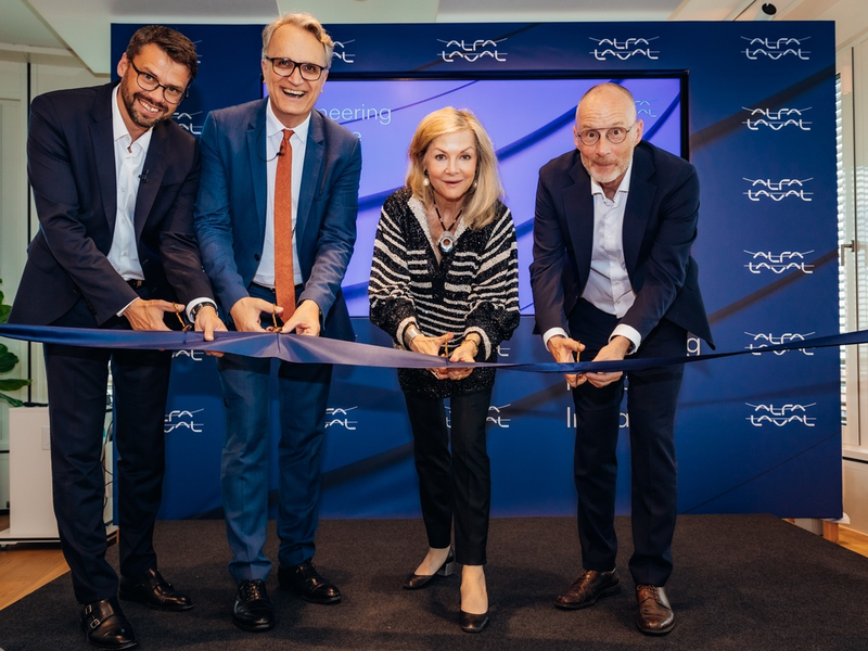 Festakt für neue Alfa Laval DACH-Zentrale in Hamburg / Schwedische Botschafterin Veronika Wand-Danielsson und Hamburger Staatsrat Andreas Rieckhof würdigen deutsch-schwedische Partnerschaft - Foto: presseportal.de
