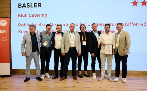 Kantinentest 2024/2025 / Klüh Catering-Kantinenkonzept von Food & Health mit vier Sternen ausgezeichnet - Foto: presseportal.de